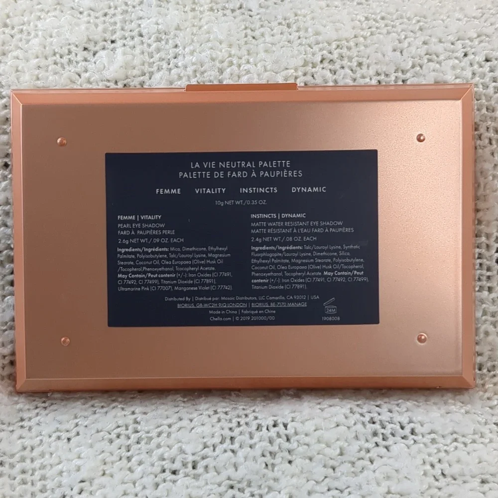 Chella Eyeshadow Palette in la vie neutral, 10g/0.35oz
